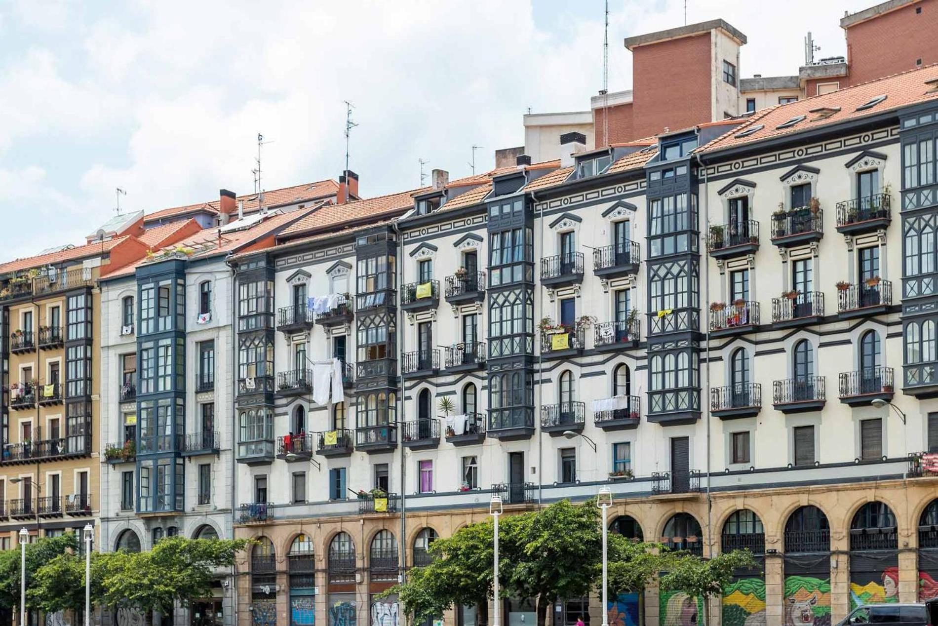 Old Town Core Next To Plaza Nueva Бильбао Экстерьер фото